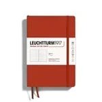Imagen de LEUCHTTURM1917 367266 Libreta Medium (A5) 145 x 210 mm, Tapa Blanda, 123 páginas numeradas, Fox Red, Puntos