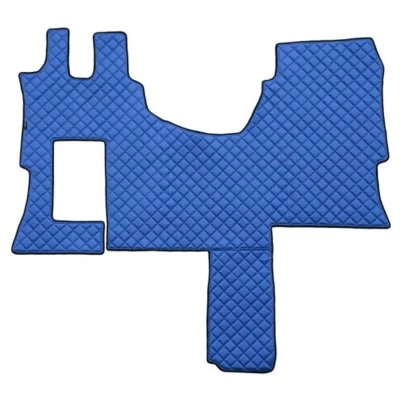 Imagen de F CORE FL33 BLUE Juego de alfombrillas suelo Ecopiel delante 1 Azul