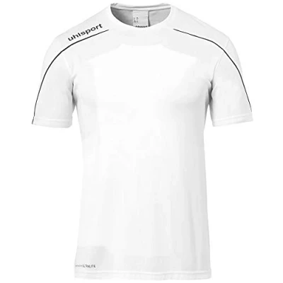 Imagen de uhlsport Stream 22 Shirt Shortsleeved Camiseta De Entrenamiento, Hombre, Blanco/Negro, 116