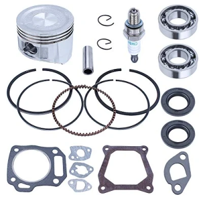 Imagen de Adefol Cilindro Cabeza Pistón Kit cigüeñal Llevando Sello de Aceite Reconstruir Empaquetadura para Motor Honda GX160 GX200 5.5hp 6.5HP