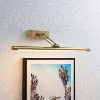 Imagen de LED lámpara de pared &#039;Dimitrij&#039; en Bronce hecho Metal e.o. para Salón &amp; Comedor (1 llama,) Lucande cuadros, aplique