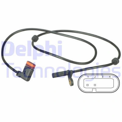 Imagen de DELPHI SS20499 Sensor de ABS activo 1065 MERCEDES BENZ: GLK