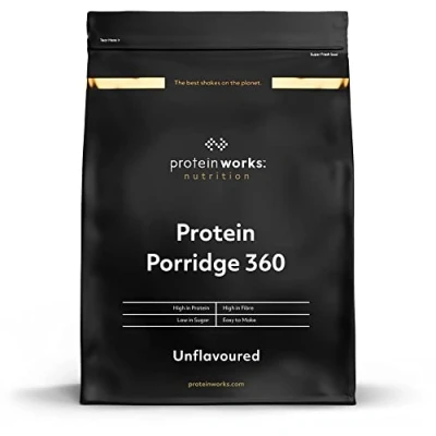 Imagen de THE PROTEIN WORKS Gachas de Avena alto valor proteico 360 Original Desayuno bajo en azúcar Vitaminas agregadas integral índice glucémico Rico fibra 2kg