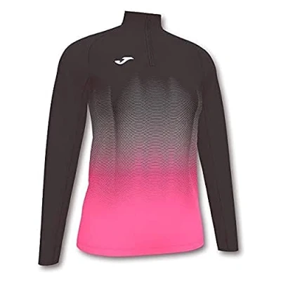Imagen de Joma Elite Sudadera Running, Mujer, Negro Rosa, M