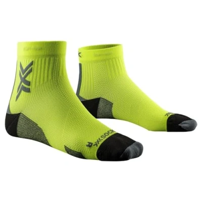 Imagen de X Socks Run Discover Ankle, Calcetines, Unisex adulto, Fluo Yellow/Opal Black, 39 41