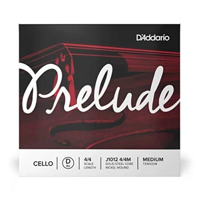 Imagen de D&#039;Addario J1012 4/4M Prelude 4/4 Scale Medium Tension Single D String for Cello