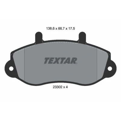 Imagen de TEXTAR 2330201 Juego de pastillas freno no preparado para indicador desgaste RENAULT: MASTER 2 Kasten, Pritsche/Fahrgestell