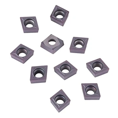 Imagen de 10 piezas de insertos Carburo CNC, Inserciones Torno CCMT09T304 VP15TF con caja para materiales blandos