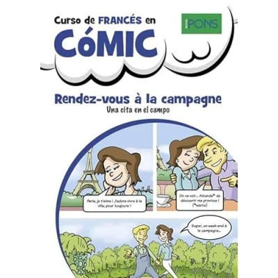 Imagen de PONS CURSO FRANCES EN COMIC: Rendez vous à la campagne (CURSO DE IDIOMAS COMIC)