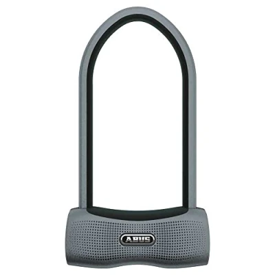 Imagen de ABUS Candado 770A/160HB230 SmartX + soporte USKF inteligente para bicicleta con Bluetooth y alarma (100 dB) iOS Android Nivel de seguridad 15 Negro