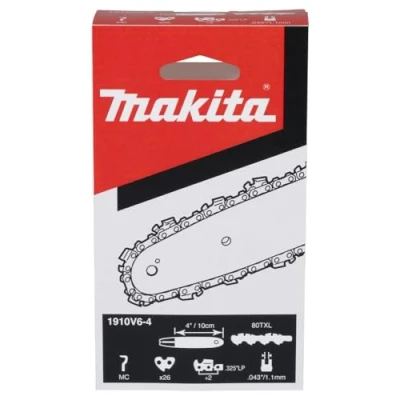 Imagen de Makita 1910V6 4 Cadena de motosierra 4&quot;/25cm 80TXL 0.325&quot; LP 26 1.1mm MC (1 pieza)