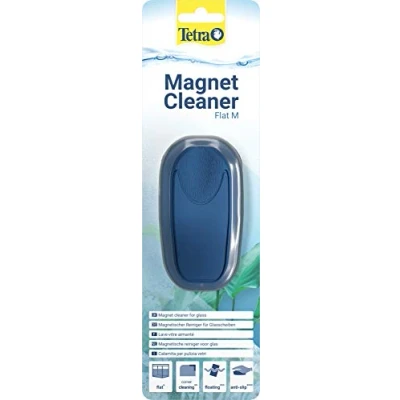 Imagen de Tetra Magnet Cleaner Flat M Limpialunas magnético, para una Limpieza rápida y a Fondo de Las Lunas los acuarios