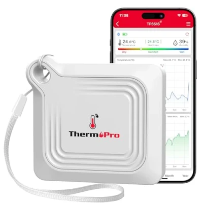 Imagen de ThermoPro TP351 Higrómetro Termómetro Interior Bluetooth