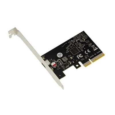 Imagen de Kalea INFORMATIQUE Tarjeta controladora PCIe x4 de 1 Puerto USB 3.2 Gen 2x2 20G Tipo C con chipset ASM3242. Perfil Alto y bajo