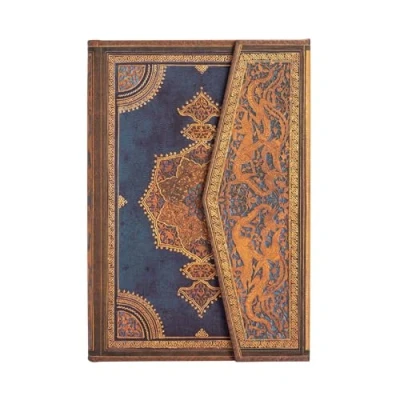 Imagen de Safavid Indigo (Safavid Binding Art) Mini Lined Hardcover Journal: Hardcover, 85 gsm, ribbon marker, memento pouch, wrap closure