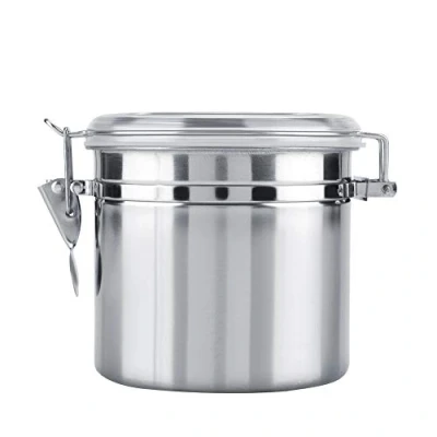 Imagen de contenedor de café, café acero inoxidable primera calidad Frasco hermético para granos café(1100ml)