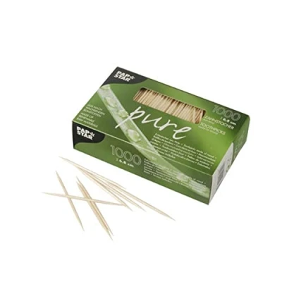Imagen de PAPSTAR 12735 Palillo de Dientes Madera, Redondo, Longitud: 68 mm