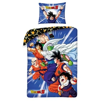 Imagen de Dragon Ball Z Parure de Lit Boules Cristal Juegos Cama completos, 2 piezas, Multicolor, Único