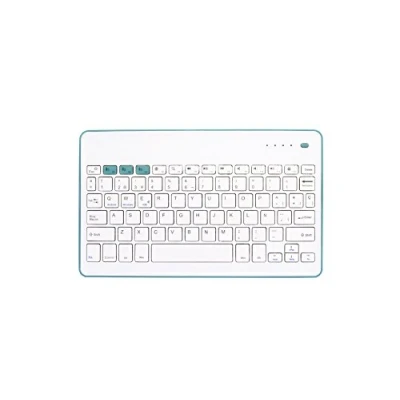Imagen de Teclado Bluetooth Silverht Wireless Kb Blanco Azul