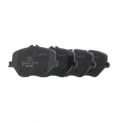 Imagen de TEXTAR 2669501 Juego de pastillas freno preparado para indicador desgaste con tornillos pinza accesorios