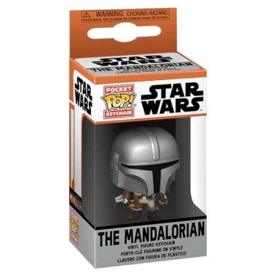 Imagen de Funko POP! Keychain: Star Wars: The Mandalorian Peach Collectable Vinilo Mini Figure Llavero Novedoso Relleno De Calcetín Idea Regalo Mercancía Oficial