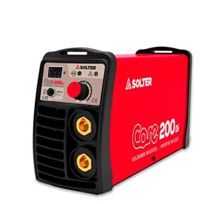 Imagen de Solter Equipo Soldador Inverter Core 200Di con Accesorios de Soldadura, Ideal para Soldadura Electrodos y TIG Tecnología Nanocrystaline