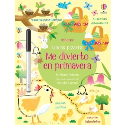 Imagen de Me divierto en primavera (Libros pizarra con actividades)