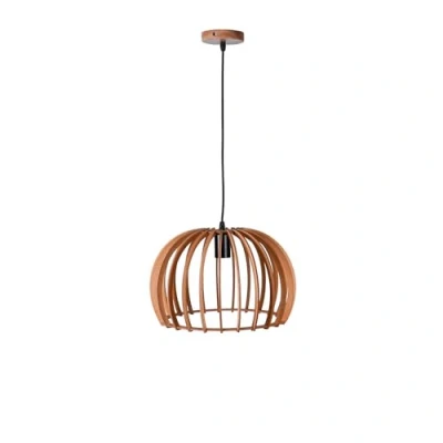 Imagen de BEL AIR HOME Lámpara Colgante Ajustable Estilo Moderno 1xE 27 Iluminación Decorativa Material Natural, GANGES 35 cm (BOMBILLA NO INCLUIDA)