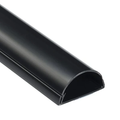 Imagen de D Line Maxi 1M5025B, Canaletas decorativas para cables de TV, Una solución cómoda que organiza y cubre los TV en la pared 50 x 25 mm 1 metro longitud color negro
