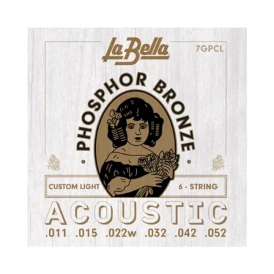 Imagen de La Bella Phosphor Bronze Acoustic Guitar Strings