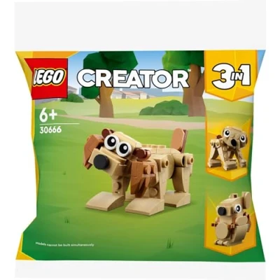 Imagen de LEGO Creator 30666 Juego de 75 piezas animales regalo, perro, oso, ardilla, 3 en 1