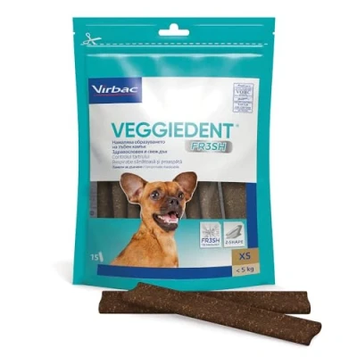 Imagen de Veggiedent VN100758 Tiras de Snack Fresh, XS