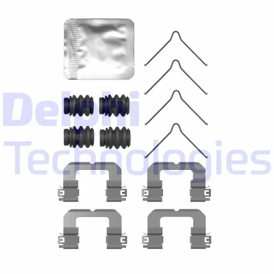 Imagen de DELPHI LX0757 Kit de accesorios, pastillas frenos HYUNDAI: Ioniq