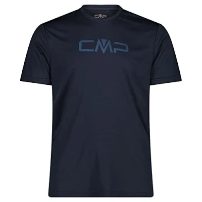 Imagen de CMP Camiseta de Cuello Redondo con Logo 39T7117P, B.Blue Dusty Blue, 54
