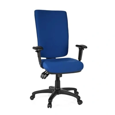 Imagen de hjh OFFICE 702110 Silla de Oficina Zenit High Tela Azul, giratoria ergonómica, Respaldo Alto Ajustable, Ajuste Altura, Escritorio