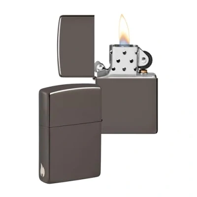 Imagen de Zippo Diseño con Llama de Black Ice® Laser Engrave Mechero, rellenable, en una Caja Regalo halta Calidad