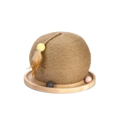 Imagen de Designed by Lotte Mila Pelota para arañar y Jugar a Gatos Madera