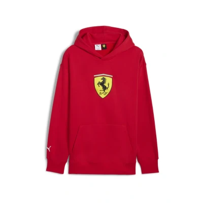 Imagen de Puma Scuderia Ferrari RACE BIG Shield Jersey con capucha, Hombre, Talla: Medium, Rosso corsa
