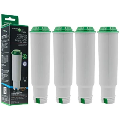 Imagen de FilterLogic CFL 701B 6x filtros de agua compatibles con Krups, Melitta, Nivona cafeteras superautomáticas espresso reemplaza Claris F088 F 088, Pro Aqua cartucho para máquina automática café