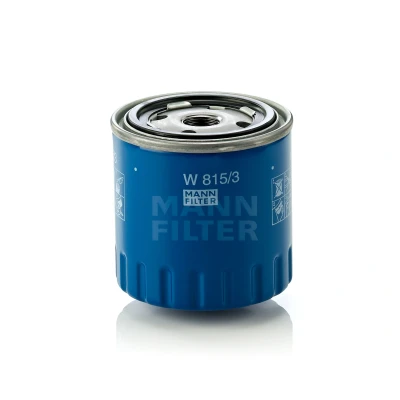 Imagen de MANN FILTER W 815/3 Filtro de aceite 3/4 16 UNF con válvula bloqueo retorno enroscable PEUGEOT: 205 I Hatchback, II Hatchback