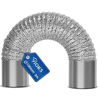 Imagen de Salida de aire 100 mm Alu Schlauch 3m