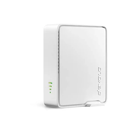 Imagen de devolo WiFi 6 repetidor 5.400, Amplificador hasta 5.400 Mbps, Booster, Enchufe de Malla, WiFi, 2X Gigabit LAN, Punto Acceso Blanco