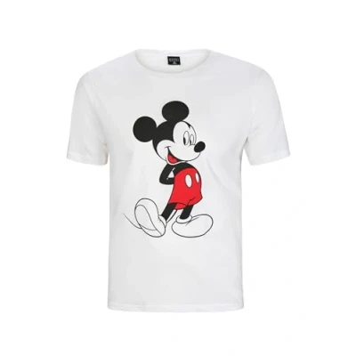 Imagen de Mickey Mouse Camiseta corta para hombre, Blanco, M