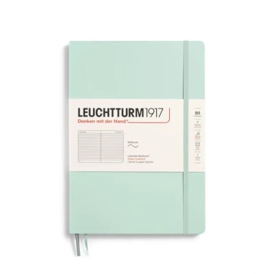 Imagen de Libreta Composition (B5) 178 x 254 mm, Tapa Blanda, 123 páginas numeradas, Mint Green, Lineas