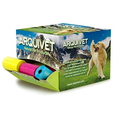 Imagen de Arquivet Expositor Bolsas de Caca para Perros 50 Rollos x 20 Recambio excrementos Perro heces Accesorios Mascotas