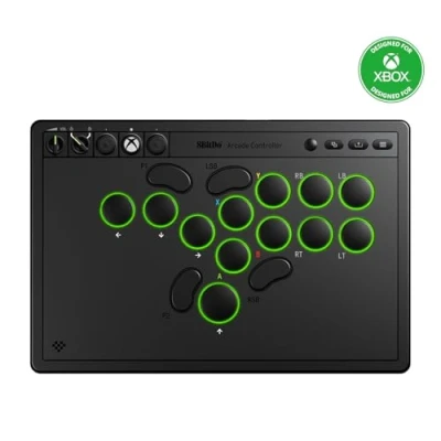Imagen de 8Bitdo All Button Arcade Controller for Xbox Series XS, One &amp; PC, 2.4G Wireless, Low profile Mechanical Switches, Programmable Buttons, Hot swappable PCB, RGB Lighting Officially Licensed
