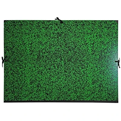 Imagen de Exacompta 533000E 1 tablero de dibujo Annonay con cintas tela lona trasera y esquinas dimensiones 61 x 76 cm formato para archivar Jesús (500 750 mm) color verde