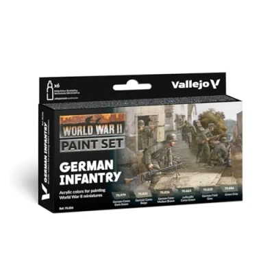 Imagen de Vallejo 70206 Model Color Colores Acrílicos, WWII German Infantry, 17 ml, 6 uds