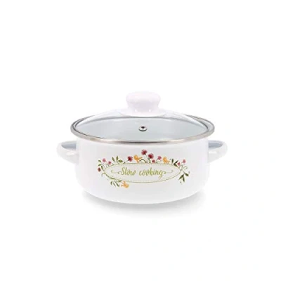 Imagen de Quid Memory Cacerola Acero Esmaltado 18cm 200cl Blanco