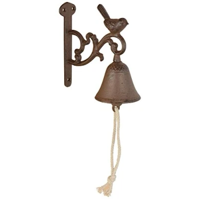 Imagen de Esschert Design db81 rústico de Hierro Fundido Timbre para pájaros, pequeño